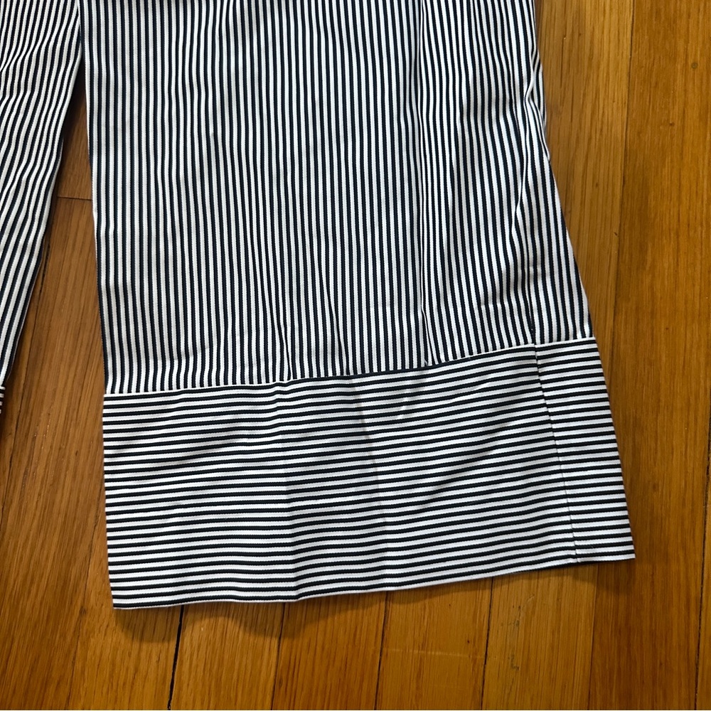 Banana Republic striped wide leg cropped pants - Picture 7 of 10